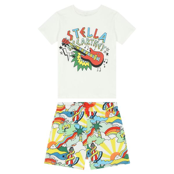 Picture of Stella Mc Cartney Baby Boys Guitar T-shirt & Short Set