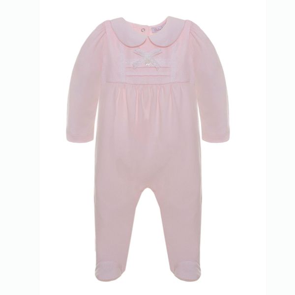 Picture of Patachou Baby Girls Pink Bow Baby Grow