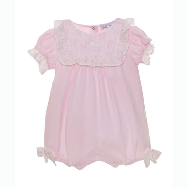 Picture of Patachou Baby Girls Pink Ruffle Romper