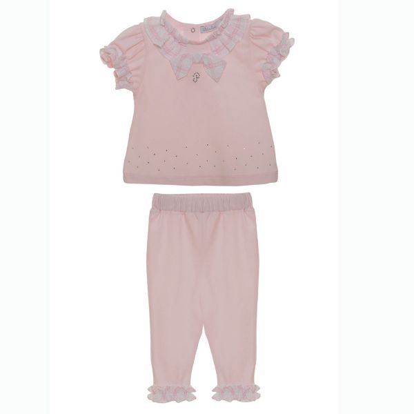 Picture of Patachou Baby Girls Pink Bow Tracksuit