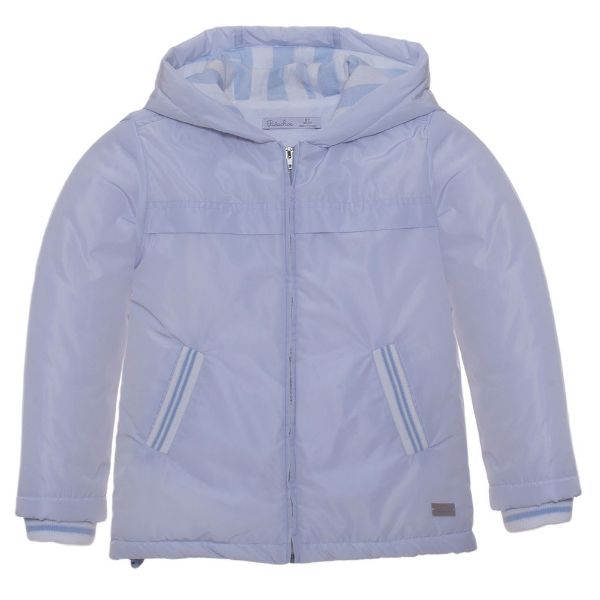 Picture of Patachou Boys Pale Blue Hooded Jacket