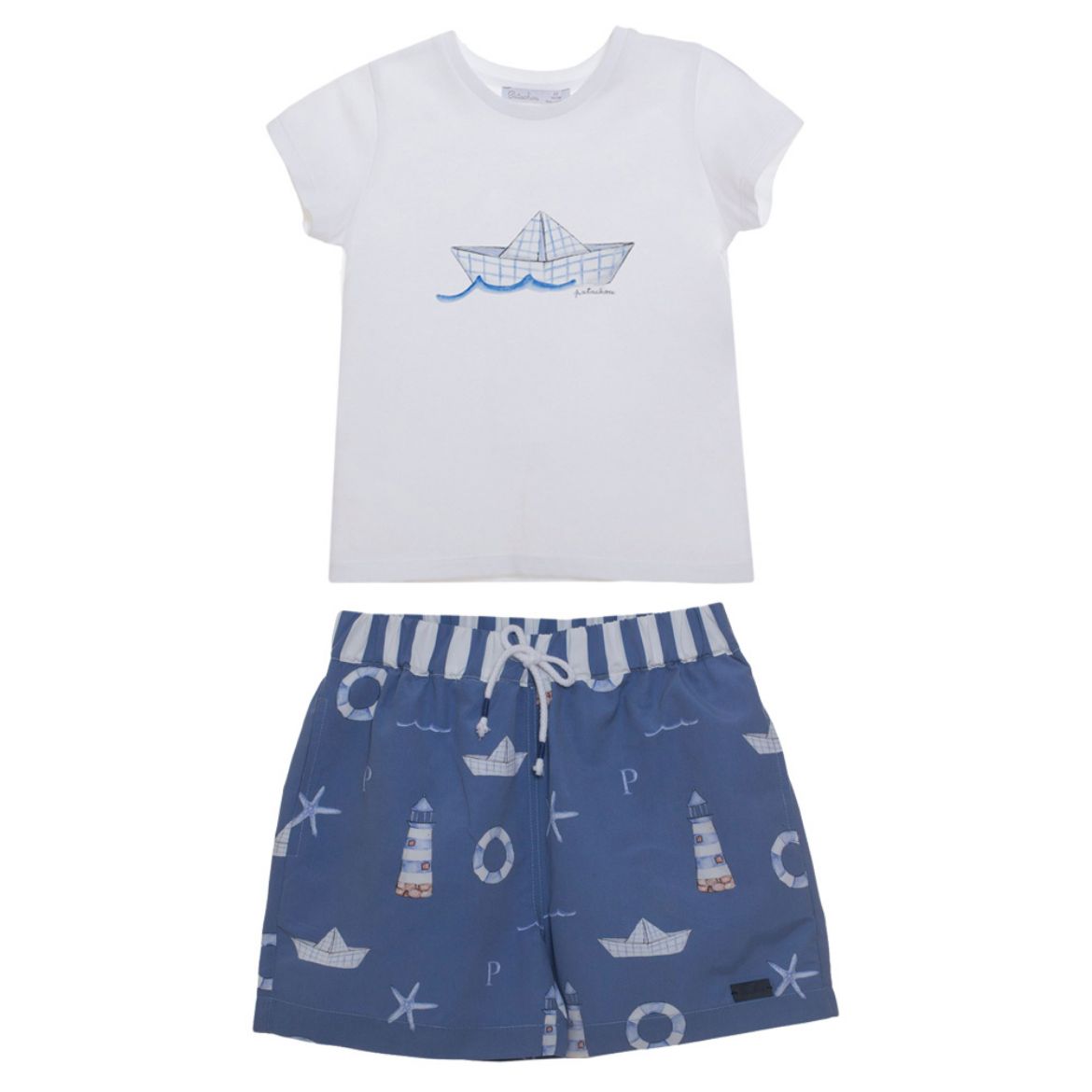 Picture of Patachou Boys Boat Swim Short Set