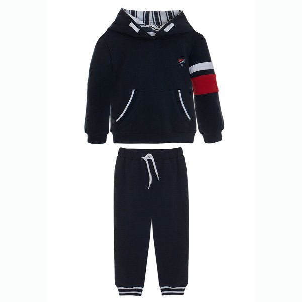 Picture of Patachou Boys Navy Hooded Tracksuit