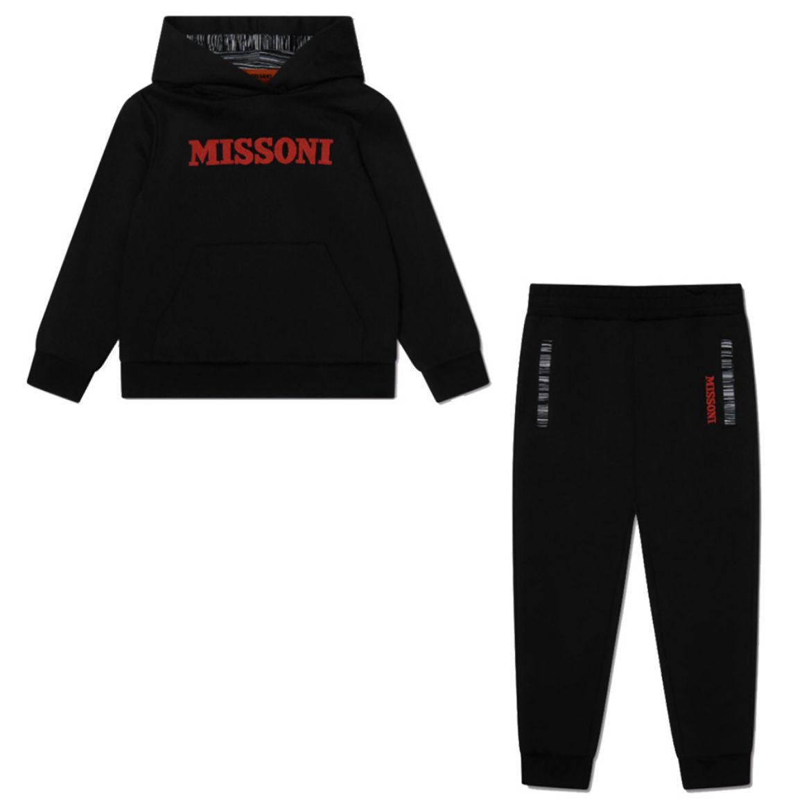 Picture of Missoni Boys Black Hooded Tracksuit