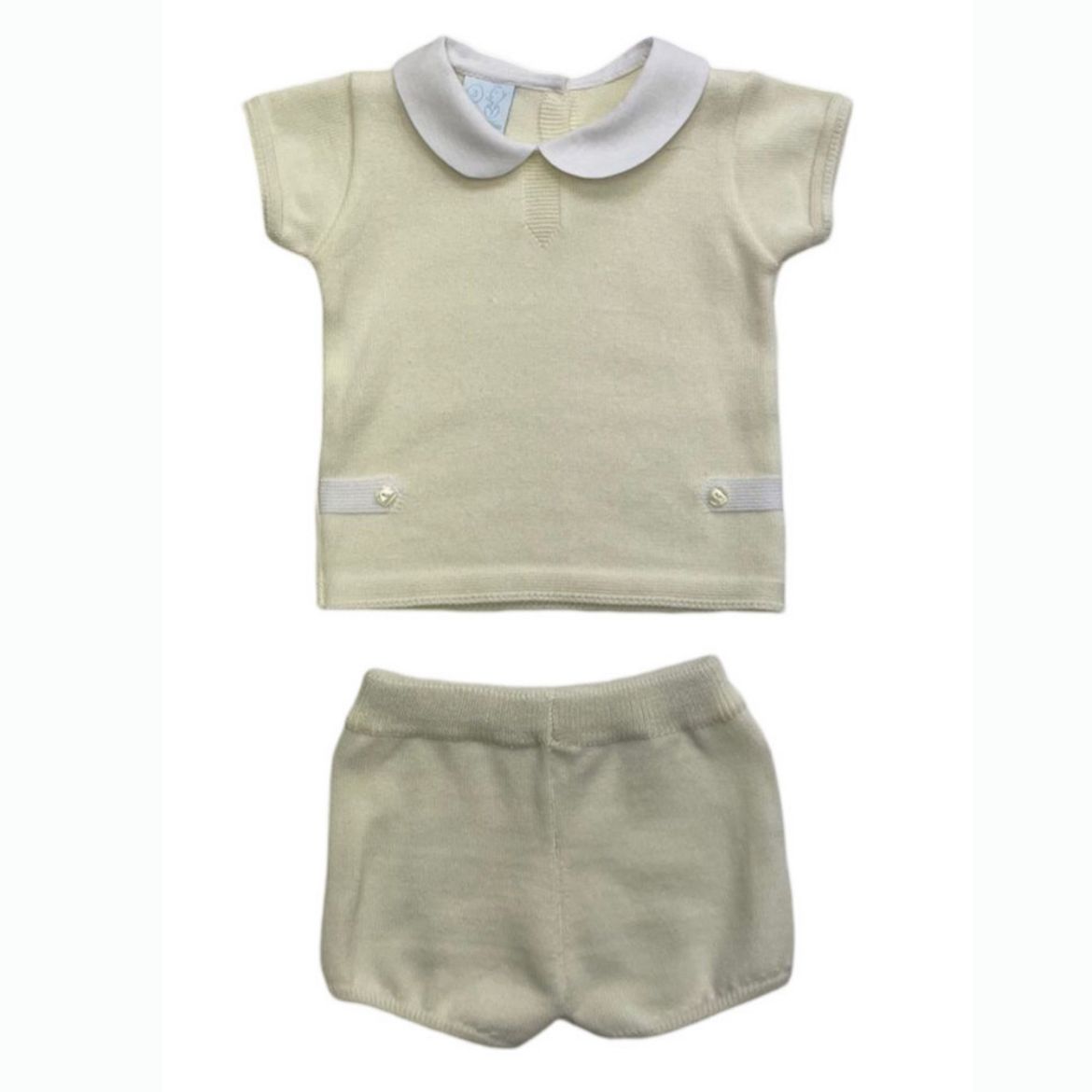 Picture of Granlei Boys Lemon Knitted Short Set