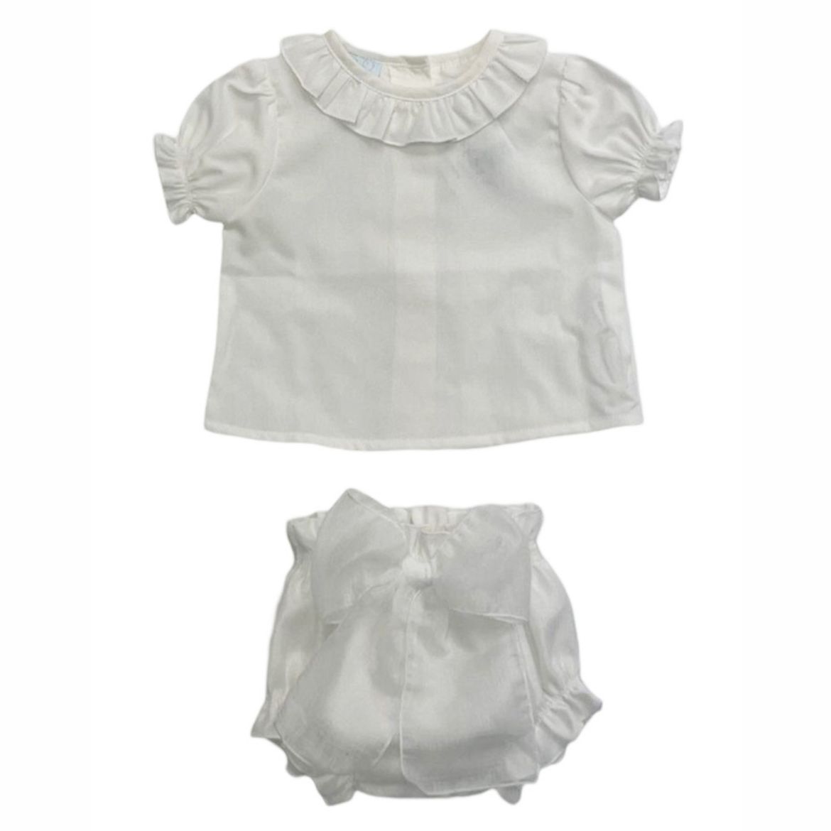 Picture of Granlei Baby Girls Cream Big Bow Set