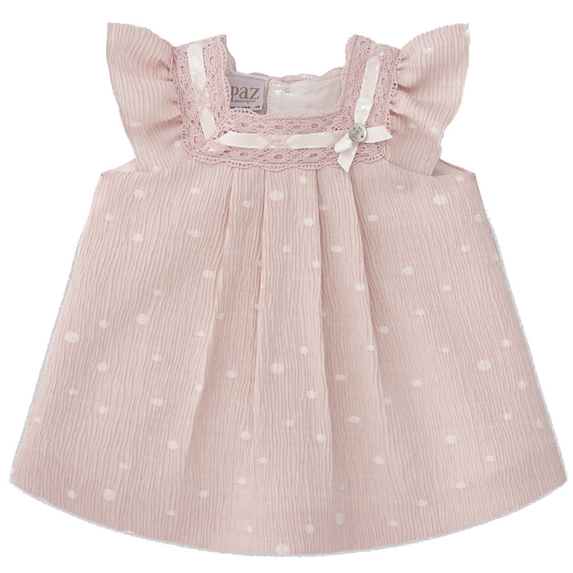 Picture of Paz Rodriguez Pink Spotted Dress
