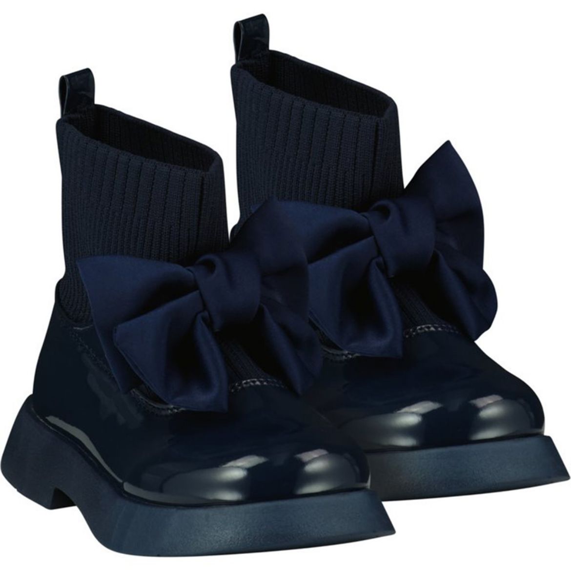 Picture of A Dee Girls Navy 'Mary Jane' Wellies