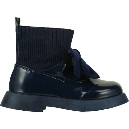 Picture of A Dee Girls Navy 'Mary Jane' Wellies