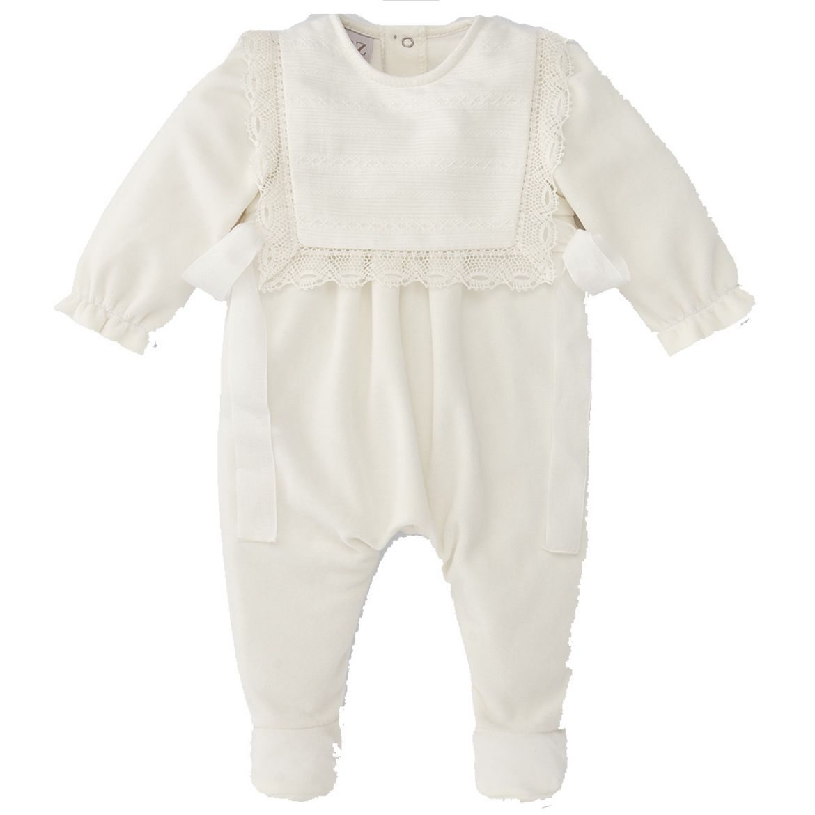 Picture of Paz Rodriguez Girls Cream Bow All In One