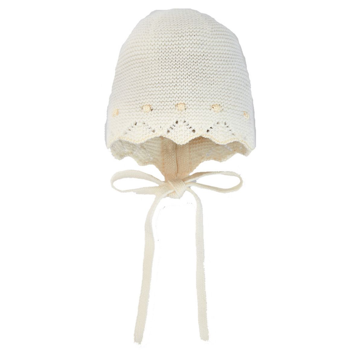 Picture of Paz Rodriguez Girls Cream Knitted Hat