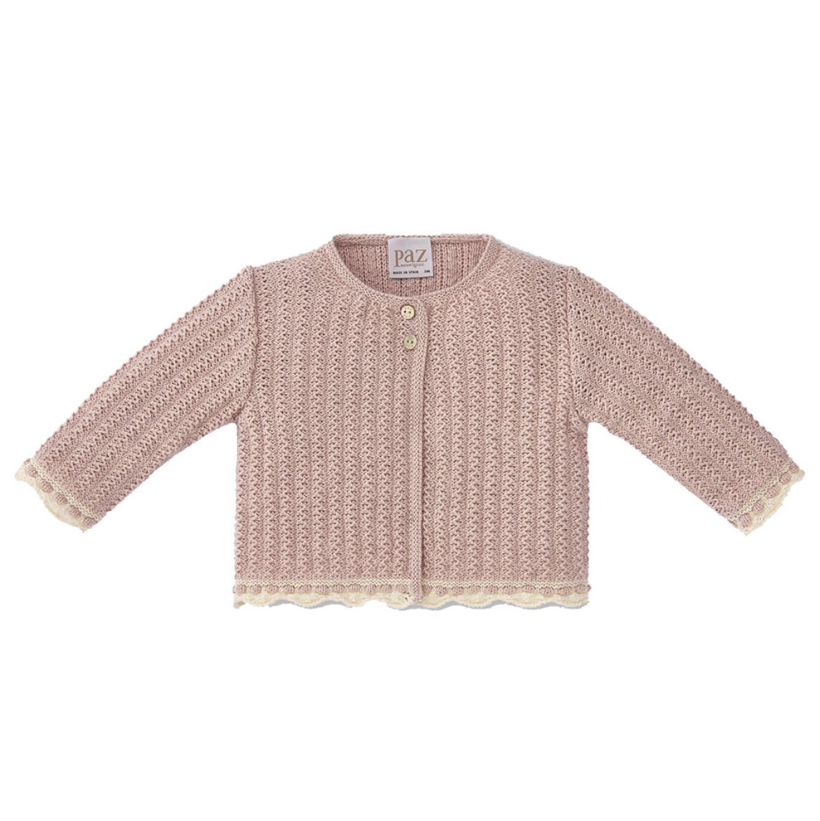 Picture of Paz Rodriguez Girls Pink Cardigan