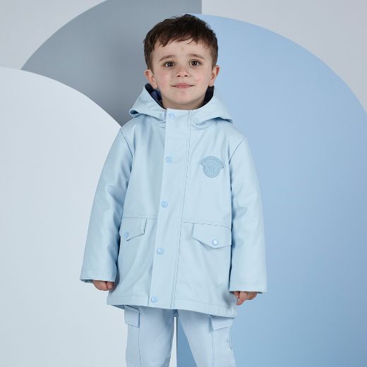 Picture of Mitch & Son Boys Nelson Blue Raincoat