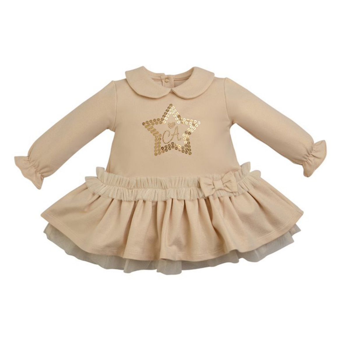 Picture of Little A Girls 'Faye' Gold Dress