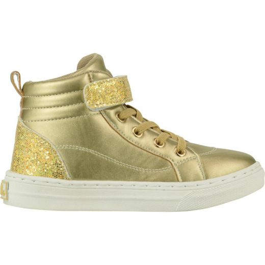 Picture of A Dee Girls 'Glitzy' Gold High-tops