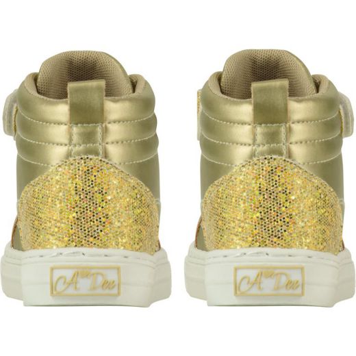 Picture of A Dee Girls 'Glitzy' Gold High-tops