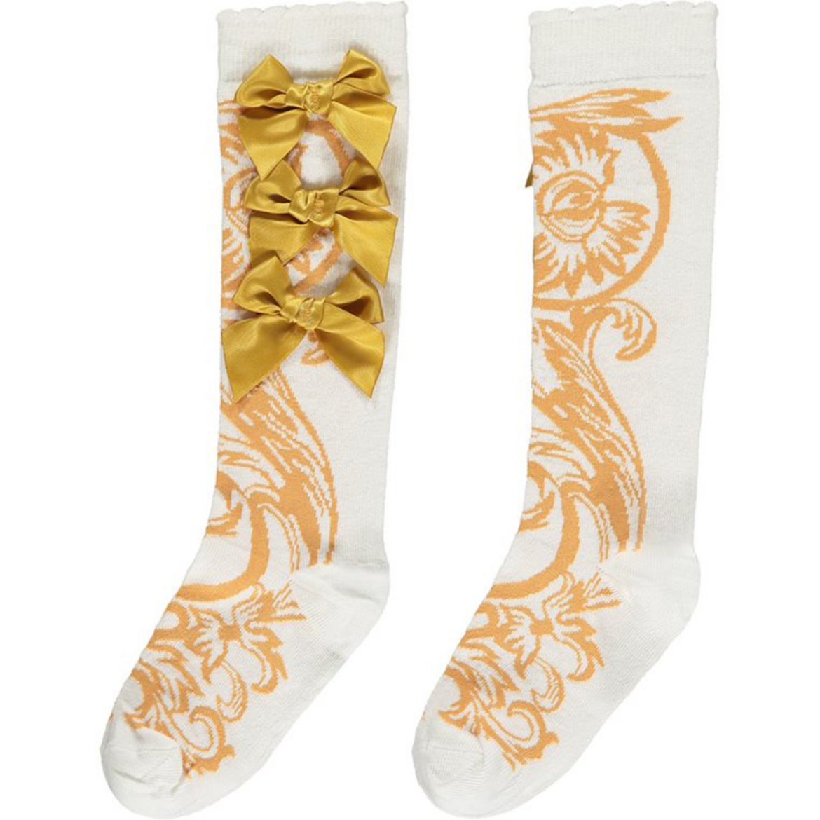 Picture of A Dee Girls 'Bianca' White Knee Socks