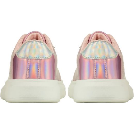 Picture of A Dee Girls 'Queeny' Pink Heart Trainers