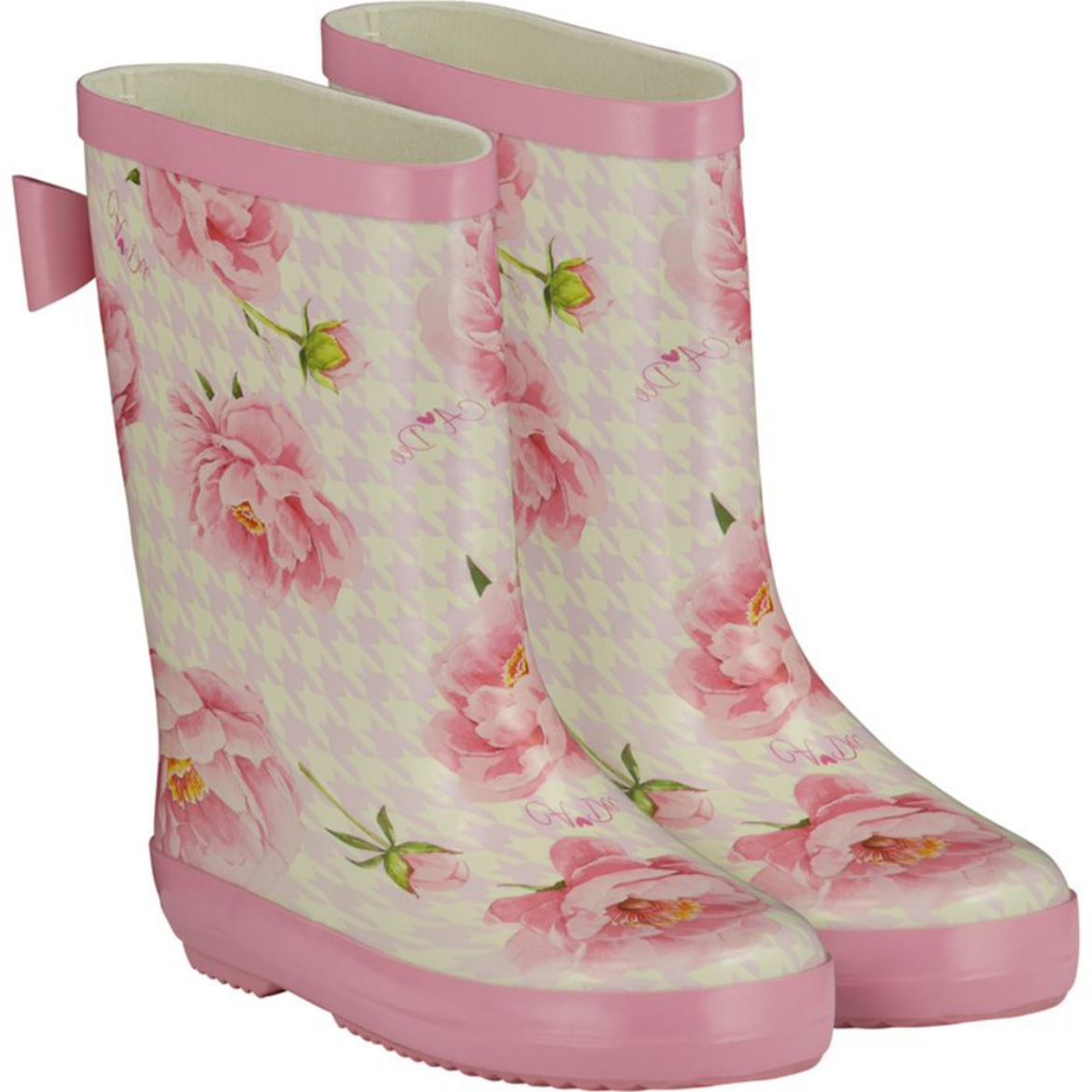 Picture of A Dee Girls 'Splash' Pale Pink Wellie