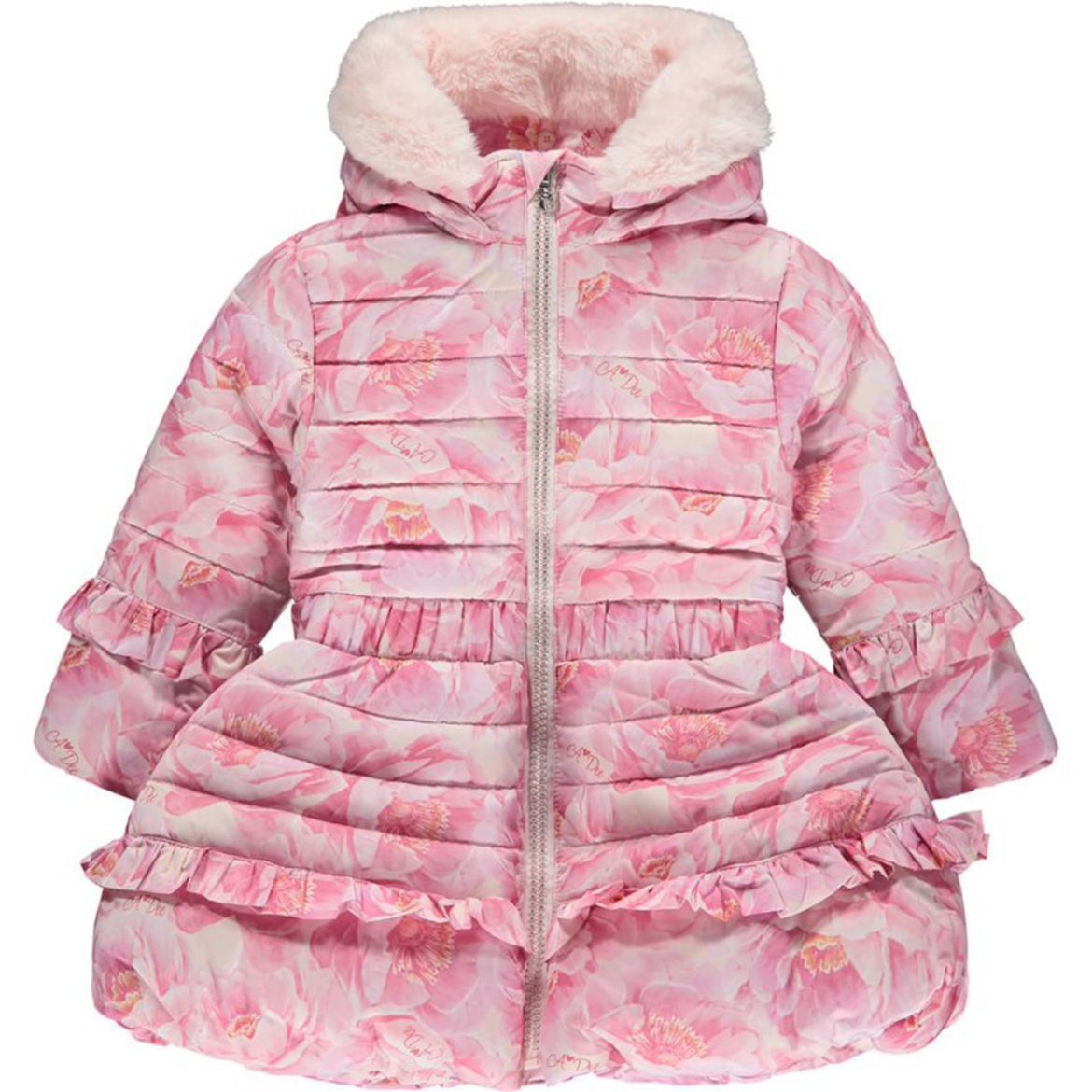 Picture of A Dee Girls 'Amelia' Pink Printed Coat