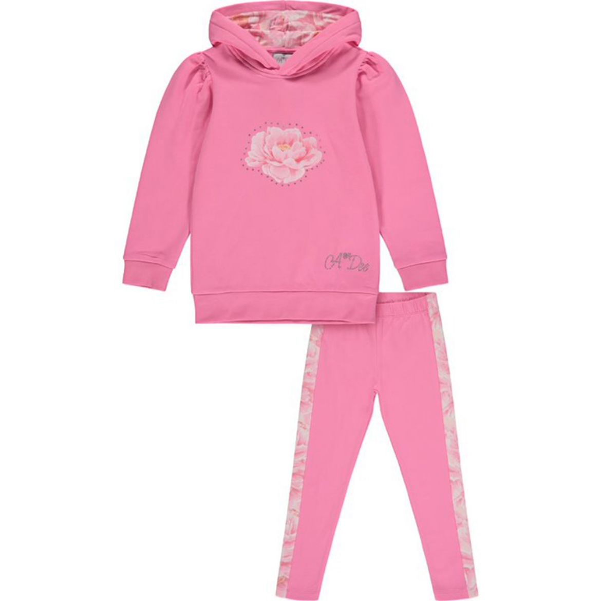 Picture of A Dee Girls Ariana Pink Hoody Legging Set