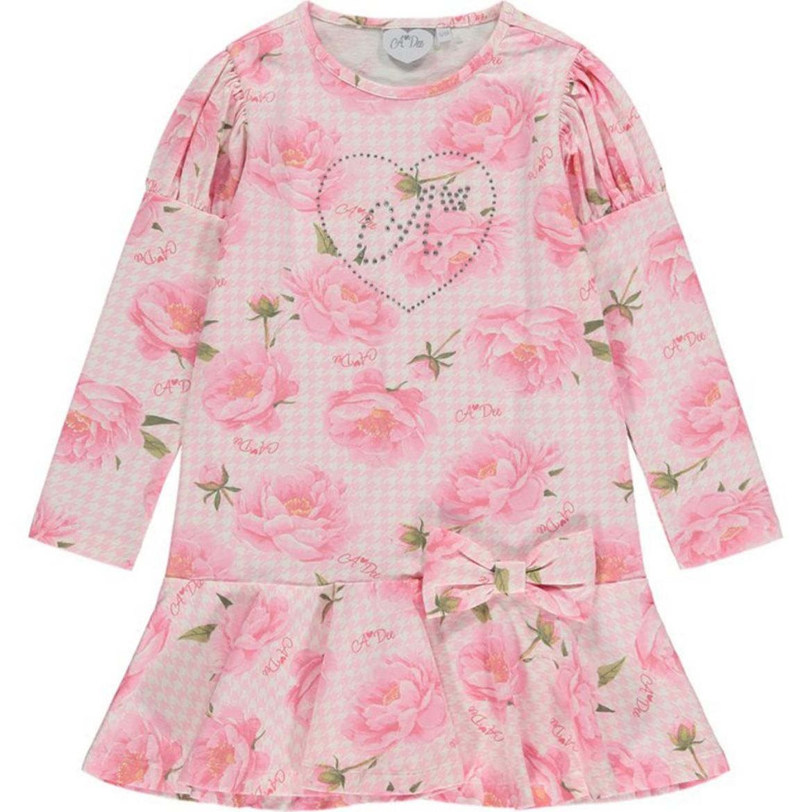 Picture of A Dee Girls 'Aubree' Pink Printed Dress