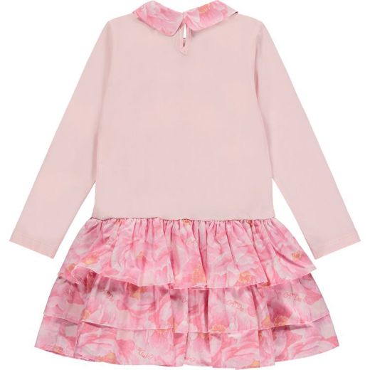 Picture of A Dee Girls Ariel Pink Peony Dreams Dress