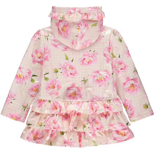Picture of A Dee Girls 'Anna' Pink Printed Raincoat