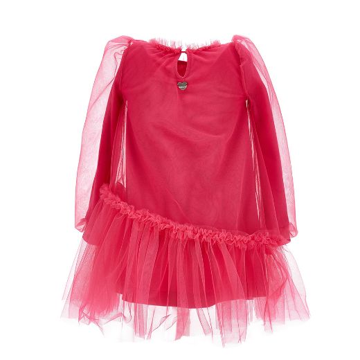 Picture of Monnalisa Girls Pink Tulle Dress