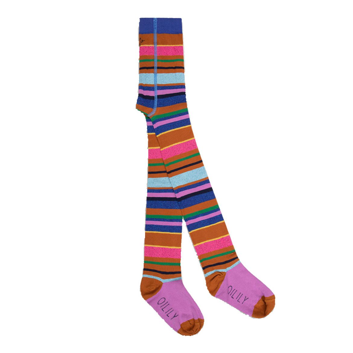 Picture of Oilily Girls 'Miracle' Purple Stripe Tights