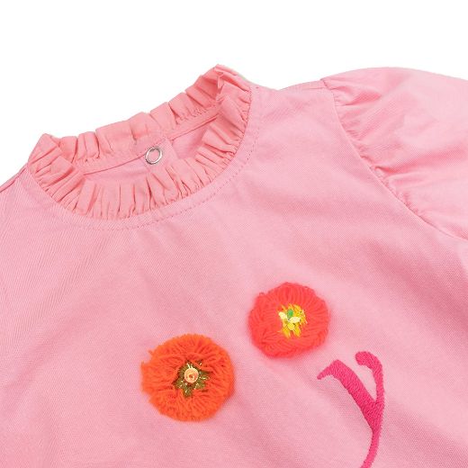 Picture of Oilily Girls 'Theatre' Pink Long Sleeve T-shirt