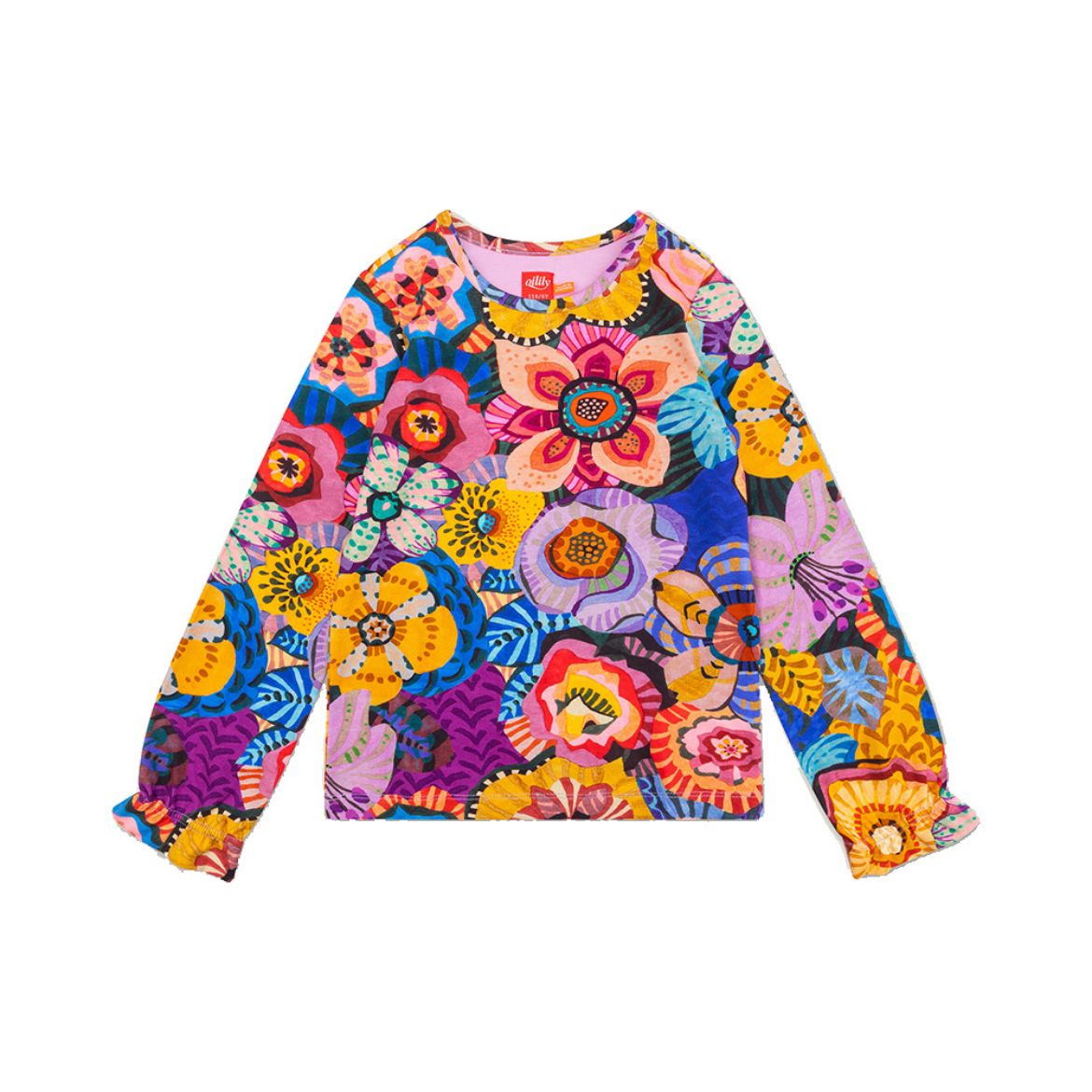 Picture of Oilily Girls Tate Flower Long Sleeve T-shirt 