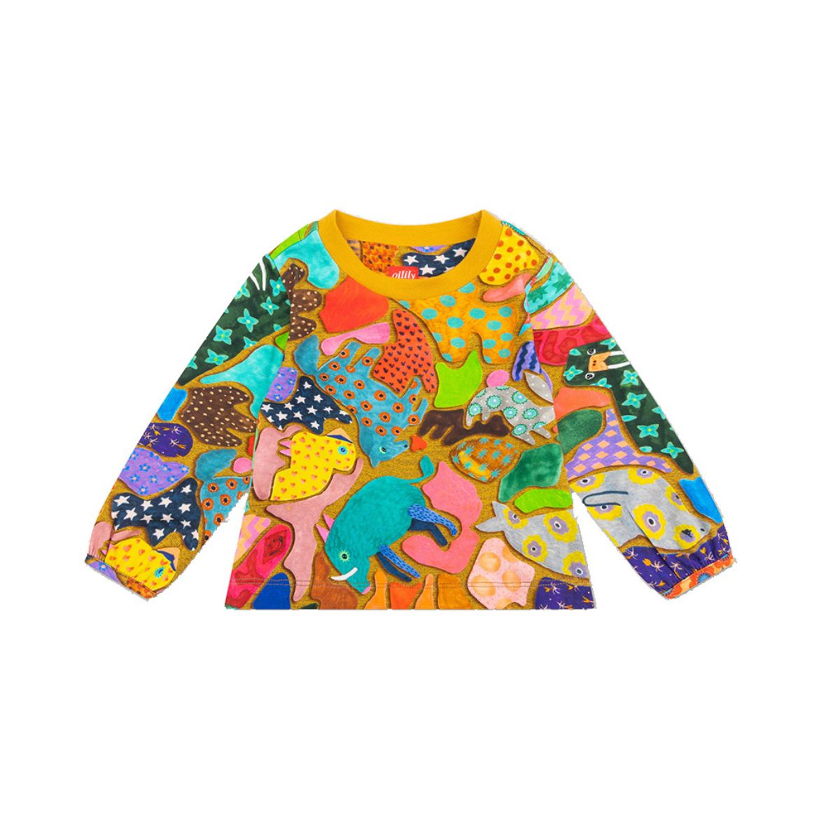 Picture of Oilily Girls Tempo Animalily Long Sleeve T-shirt