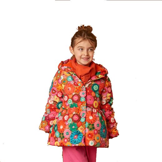 Picture of Oilily Girls Crochet Flowers Coat