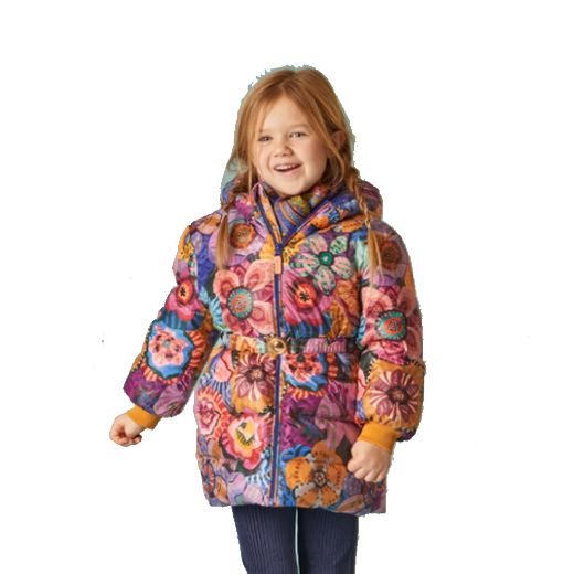 Picture of Oilily Girls Carol Winter Flower Coat