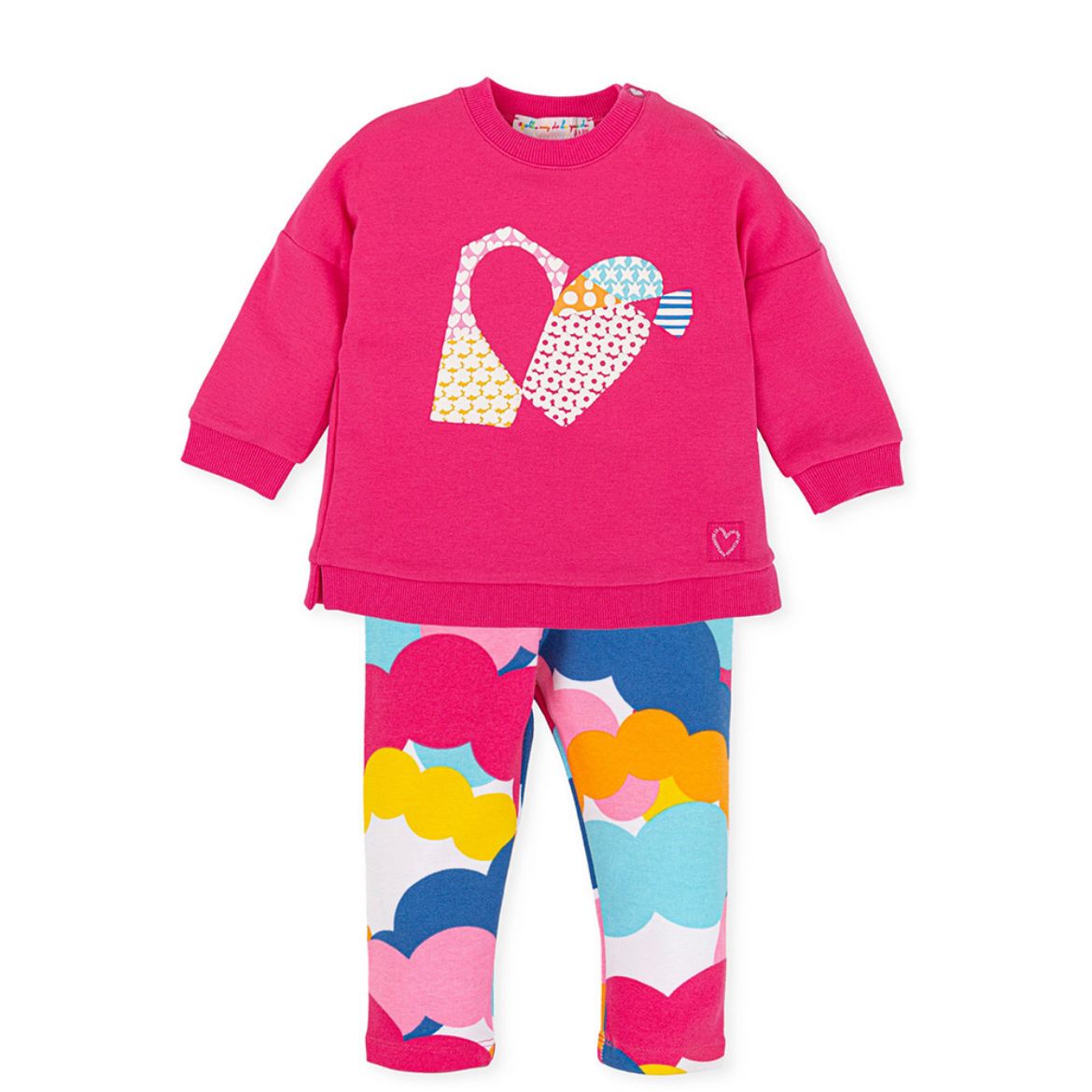 Picture of Agatha Ruiz De La Prada Girls Multicolour Cloud Legging Set