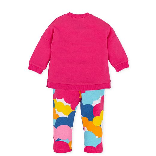 Picture of Agatha Ruiz De La Prada Girls Multicolour Cloud Legging Set
