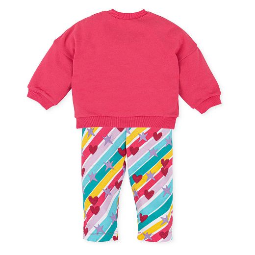 Picture of Agatha Ruiz De La Prada Girls Multicolour Stripe Legging Set