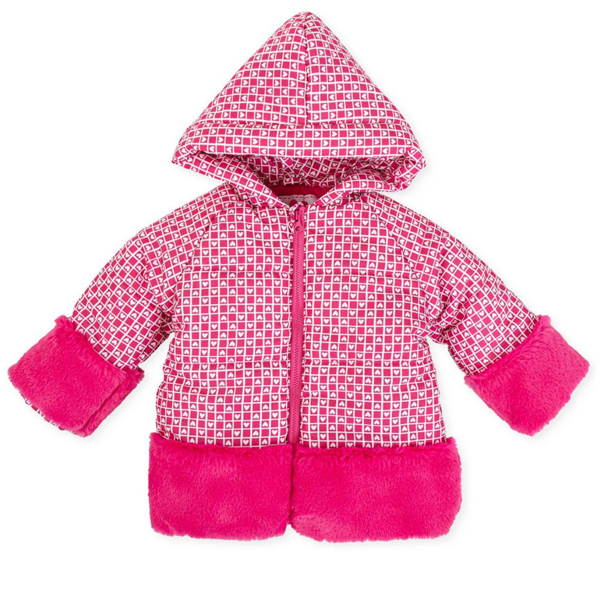 Picture of Agatha Ruiz De La Prada Girls Pink Heart Coat