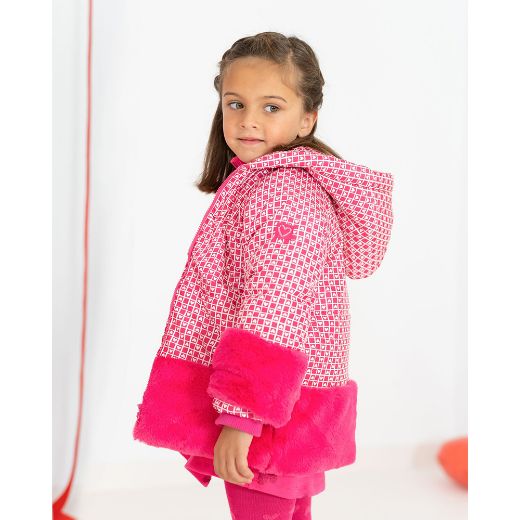 Picture of Agatha Ruiz De La Prada Girls Pink Heart Coat