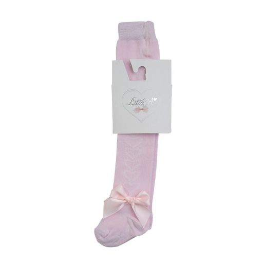 Picture of Little A Girls 'Elonora' Pink Heart Tights