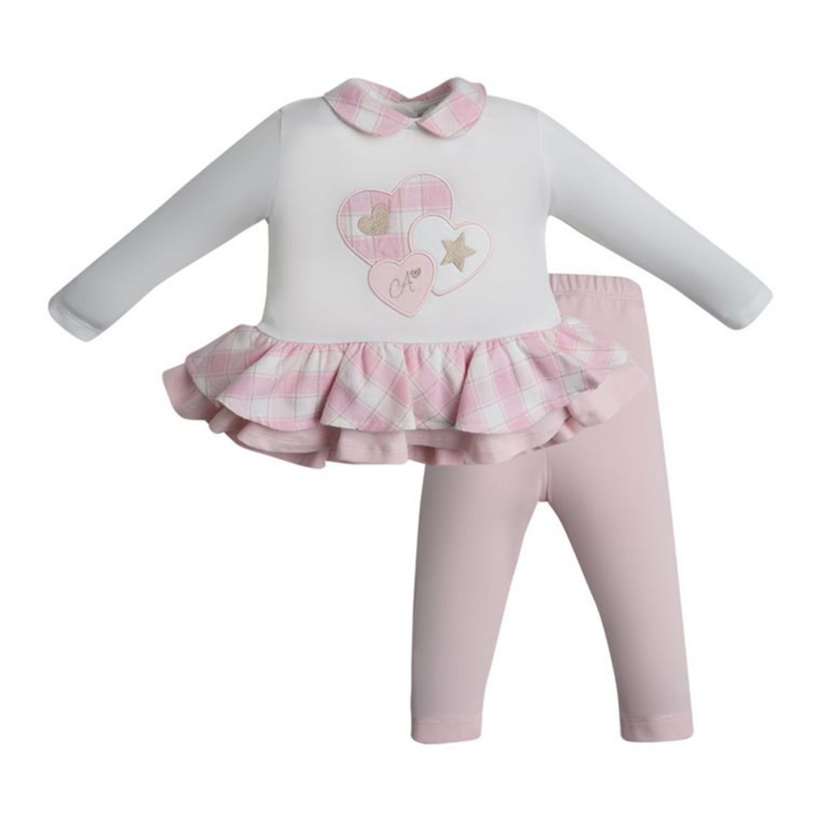 Picture of Little A Girls 'Enya' White Legging Set