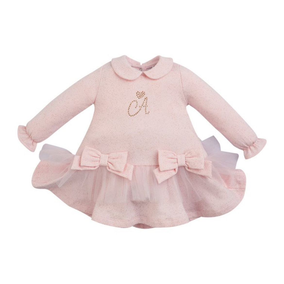 Picture of Little A Girls 'Ellie' Pink Sweat Dress