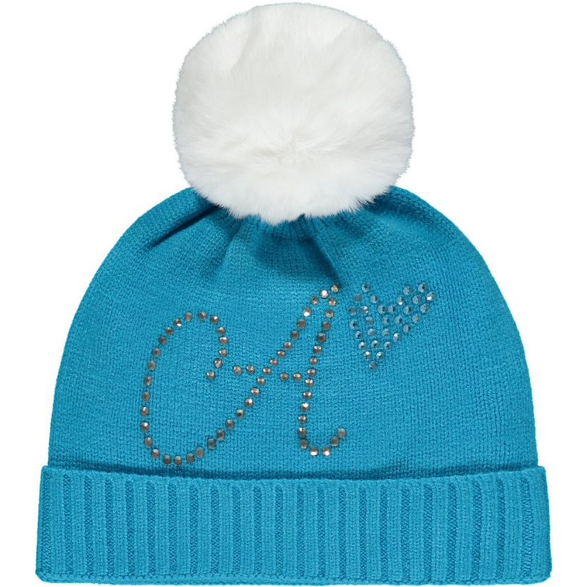 Picture of A Dee Girls 'Dixie' Teal Pom Pom Hat