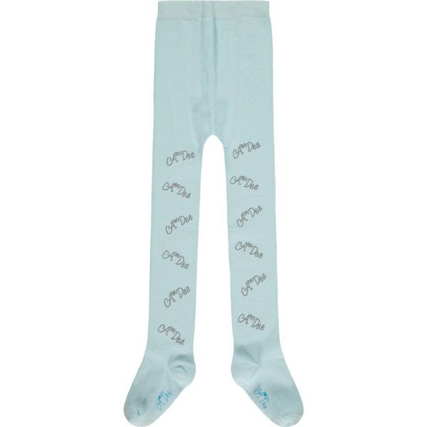 A Dee Girls 'Dawson' Aqua Diamante Tights. Melanie Louise Childrens