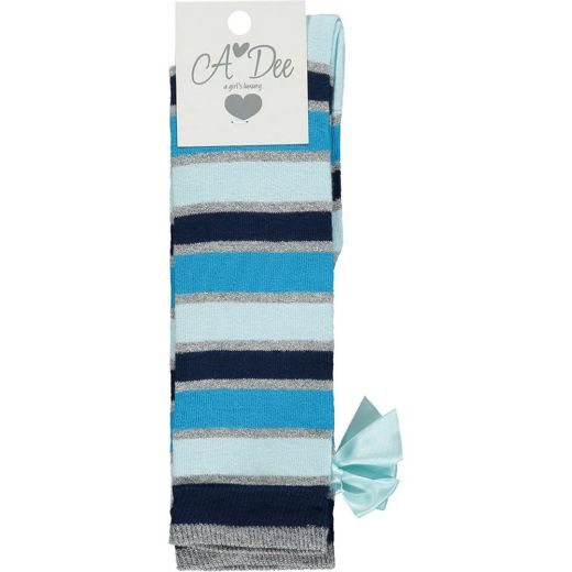 Picture of A Dee Girls 'Darwin' Stripe Knee Socks