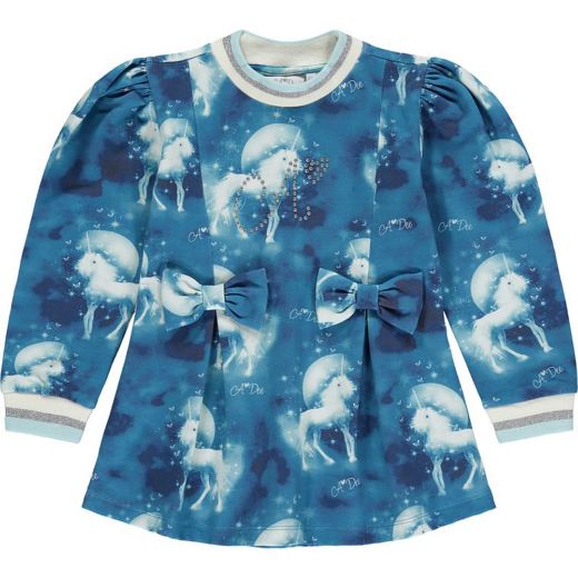 Picture of A Dee Girls 'Diana' Teal Unicorn Legging Set
