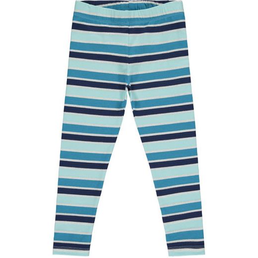 Picture of A Dee Girls 'Daniella' Aqua Frill Stripe Legging Set