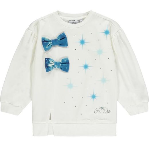 Picture of A Dee Girls 'Daphne' White Bow Legging Set