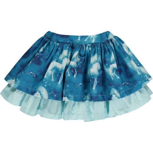 Picture of A Dee Girls 'Destiny' Aqua Unicorn Skirt Set